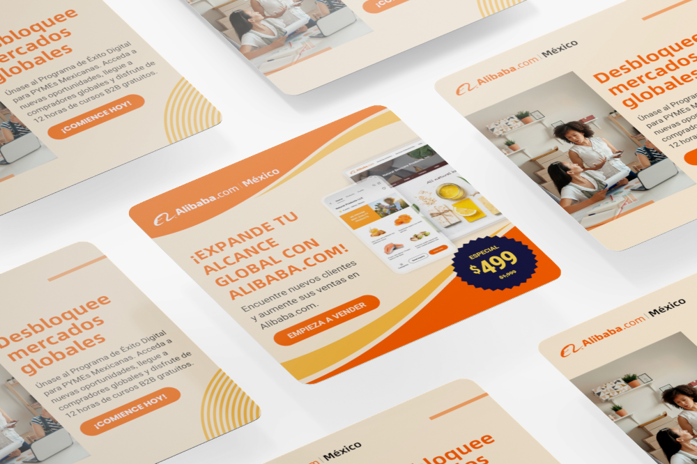 Alibaba.com Mexico LinkedIn Advertising Campaign